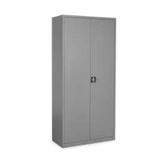 Aktenschrank aus Stahl – 800 x 380 (4,5 OH) – Korpus in Weißaluminium