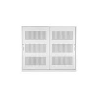 Akustik Schiebetürenschrank | 1600 x 500 x 1200 (3 OH) – Lichtgrau