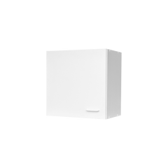 Küchen-Oberschrank Weiß mit 1 Drehtüre & Einlegeboden